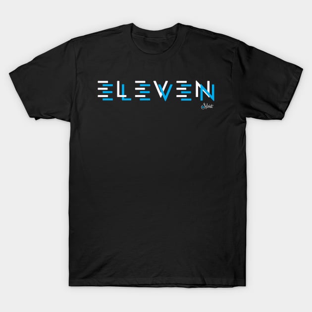 ELEVEN ELEVEN BREAK BLUE 2 T-Shirt by Moist T'z 